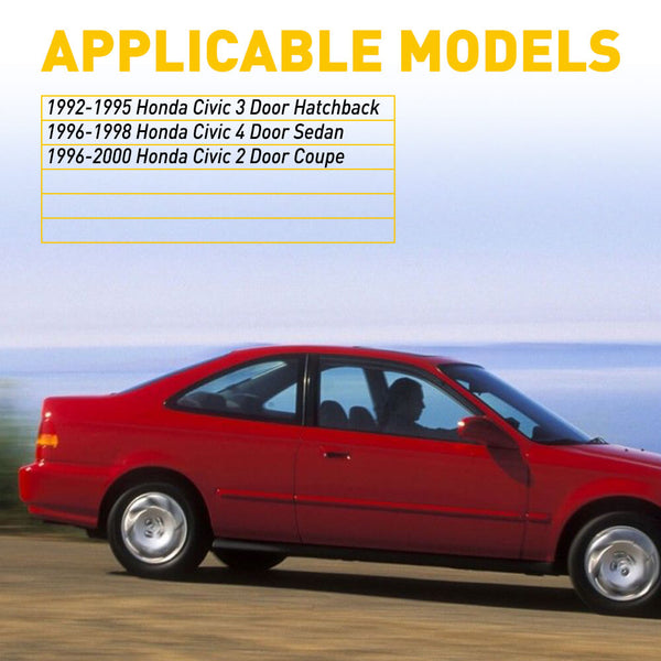 LED License Plate Lights for Honda Civic Models Waterproof Rear License Plate Light Kits Xenon White Light