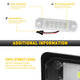 LED License Plate Lights for Honda Civic Models Waterproof Rear License Plate Light Kits Xenon White Light