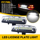 LED License Plate Lights for Toyota and Lexus Models Waterproof License Plate Light Kits Xenon White Light