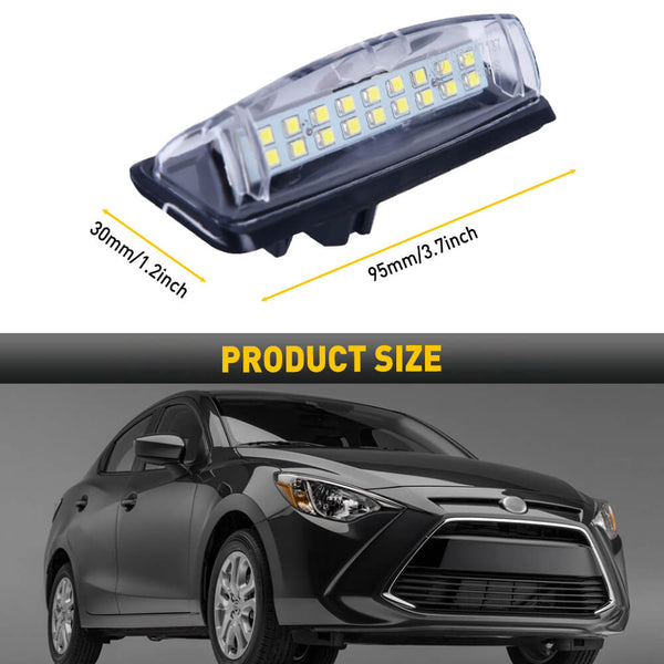 LED License Plate Lights for Toyota and Lexus Models Waterproof License Plate Light Kits Xenon White Light