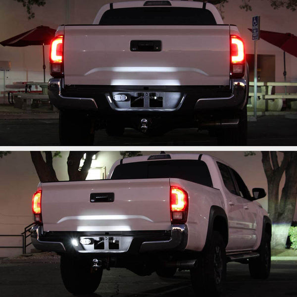 LED License Plate Lights for Toyota Tacoma and Tundra Waterproof License Plate Light Kits Xenon White Light