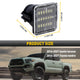 LED License Plate Lights for Toyota Tacoma and Tundra Waterproof License Plate Light Kits Xenon White Light