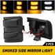 LED Switchback Mirror Light Dynamic Amber Turn Signal Light and White LED Parking Light For 2008-2016 F250 F350 F450 F550 Super Duty, 2pcs