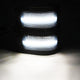 LED Switchback Mirror Light Dynamic Amber Turn Signal Light and White LED Parking Light For 2008-2016 F250 F350 F450 F550 Super Duty, 2pcs