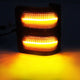 LED Switchback Mirror Light Dynamic Amber Turn Signal Light and White LED Parking Light For 2008-2016 F250 F350 F450 F550 Super Duty, 2pcs