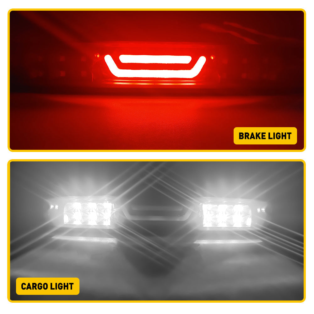 Led Third Brake Light Cargo Light High Mount Stop Light For 2007-2013 Silverado GMC1500 2500 3500