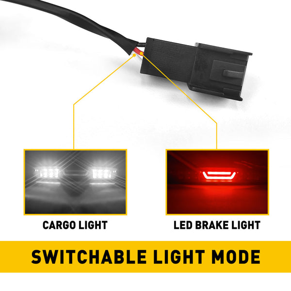 Led Third Brake Light Cargo Light High Mount Stop Light For 2007-2013 Silverado GMC1500 2500 3500