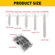 Motorcycle Fairing Nut And Bolt Assortment Kits Fasteners for Universal Motorcycle Mounting Kit
