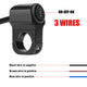 Motorcycle Handlebar Switch ATV Waterproof Handlebar Headlight Switch Aluminum Alloy Switch for Universal Motorcycle 7/8inch (22MM) 1 Pcs