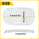 Pair Clear Overhead Console Reading Lamp Shell for Dodge Ram 02-08 1500, 03-09 2500 3500, 08-10 4500 5500
