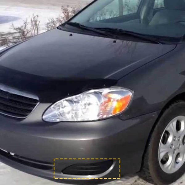 Pair Fog Light Cover Set Replacement for 2005-2008 Toyota Corolla