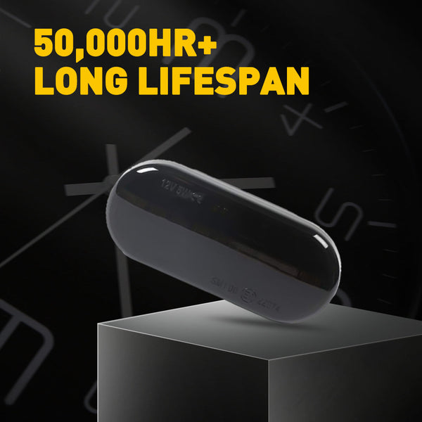 Sequential Amber LED Side Marker Signal Light Compatible with VW MK4 Golf Jetta GTI R32 Beetle