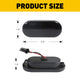 Sequential Amber LED Side Marker Signal Light Compatible with VW MK4 Golf Jetta GTI R32 Beetle