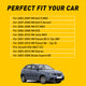 Side Rearview Mirror Smoke Lens Amber LED Turn Signals Marker Light Compatible with VW Jetta Golf 5 MK5 Passat B6 GTI