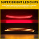Smoked Shell Front and Rear Bumper LED Side Marker Light for 15-17 Chrysler 200