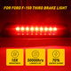 Smoked Shell Lens Red+White Super Bright LED Third Brake Light, Cargo and Brake Light Compatible with 09-14 Ford F150 Models