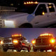Smoked/Yellow Len LED Truck Cab Light Kit Fits 98-02 Chevy and GMC Pickup Trucks