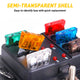 Standard & Mini Size 220 Pieces Car Fuses Assortment Kit, and 12-Way Blade Car Fuse Box with Waterproof Cover (with 24pcs Fuse), Replacement Fuses for Universal Vehicle