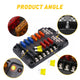 Standard & Mini Size 220 Pieces Car Fuses Assortment Kit, and 12-Way Blade Car Fuse Box with Waterproof Cover (with 24pcs Fuse), Replacement Fuses for Universal Vehicle