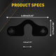 Sun Visor Clips for 2018-2022 Jeep JK, JL, JT Gladiator and Wrangler | Double Screw Design