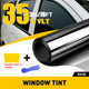 The Uncut Super Dark Black Car Window Tint Film 50cm x 3m
