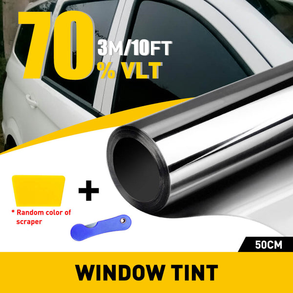 The Uncut Super Dark Black Car Window Tint Film 50cm x 3m
