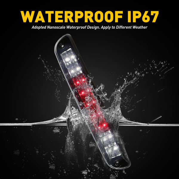 Third Brake Light for 1999-2015 Ford F250 F450 F550 High Mount Led Brake Lights Cargo Lamp Waterproof