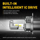 Toyota Tundra (2000-2006) H4 LED Bulbs 12000lm/set, CANBUS Free Wireless High Beam and Low Beam Bulbs