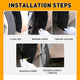 Universal Mud Flaps For Trucks, Pieced Fender for Front or Rear Auto Accessories