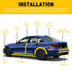 Universal Protective Car Door Strips, Automotive Anti-Collision Strips and Anti Scratch Scuff Stickers for Car Door Edge/Front and Rear Bumper/Door Sill Protectors