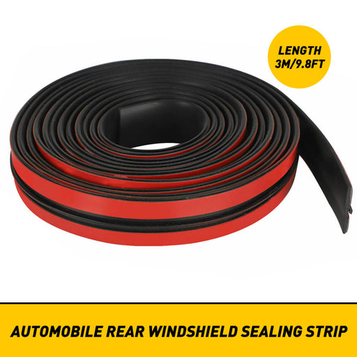 Universal T, U, D-Shaped, and Five-Hole Rubber Car Window Weather Stripping, Car Window Door Engine Cover Noise Insulation