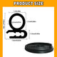 Universal T, U, D-Shaped, and Five-Hole Rubber Car Window Weather Stripping, Car Window Door Engine Cover Noise Insulation