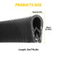 Universal T, U, D-Shaped, and Five-Hole Rubber Car Window Weather Stripping, Car Window Door Engine Cover Noise Insulation