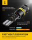 UXITO 194 LED Light Bulb 6000K White 168 2825 W5W T10 Wedge 24-SMD 3014 Chipsets Error Free