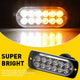 Waterproof 12pcs LED Emergency Strobe Light Bars for Truck Van Off Road Vehicle SUV