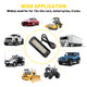 Waterproof 4pcs LED Emergency Strobe Light Bars Amber/white