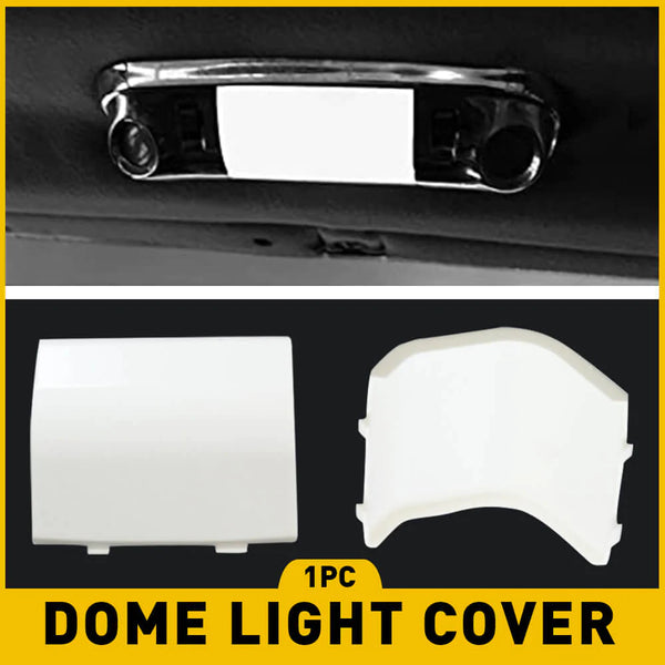 White Interior Overhead Dome Light Cover For Ford, Mercury, Lincoln Models