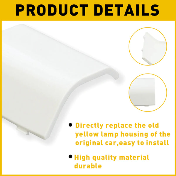 White Interior Overhead Dome Light Cover For Ford, Mercury, Lincoln Models