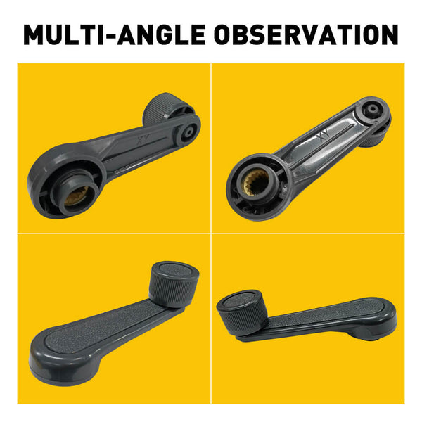 Window Crank Handle Compatible with Select Toyota Models, Grey Pair Set