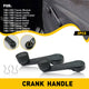 Window Crank Handle Compatible with Select Toyota Models, Grey Pair Set