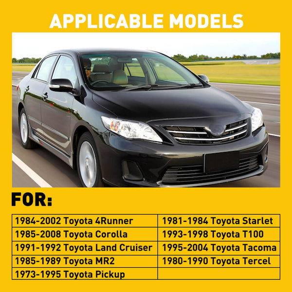 Window Crank Handle Compatible with Select Toyota Models, Grey Pair Set