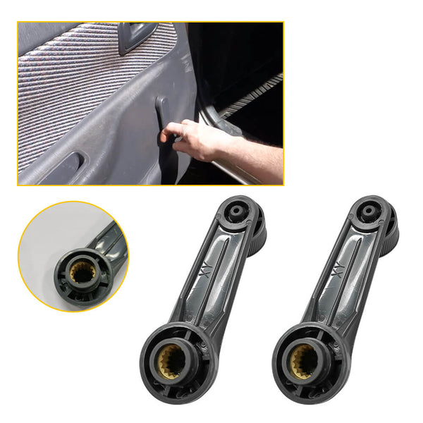 Window Crank Handle Compatible with Select Toyota Models, Grey Pair Set