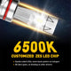 Wireless 9005 Led Bulb,12000LM Mini Size HB3/9005 6500K